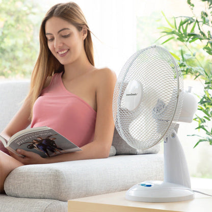 Ventilateur de Table Compact 30 cm - Économique et Silencieux