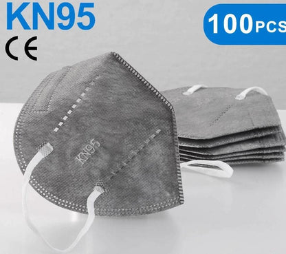 Masques FFP2 Jetables - Pack de 100 avec 98% de Protection contre les Bactéries