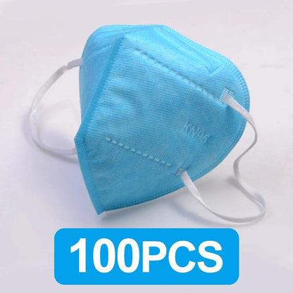 Masques FFP2 Jetables - Pack de 100 avec 98% de Protection contre les Bactéries
