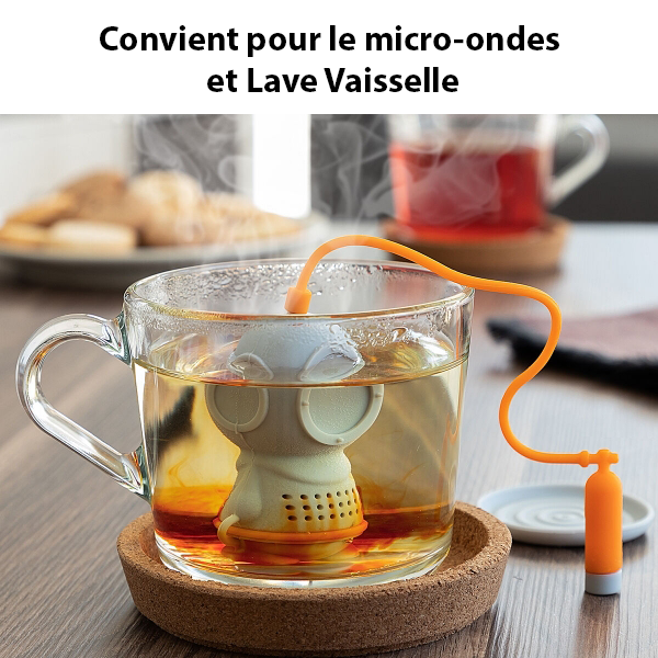 Infuseur à thé en silicone coloré et amusant