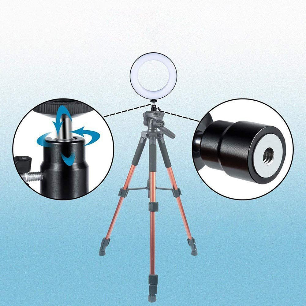 Lampe LED à Selfie avec 3 Modes d’Éclairage et 10 Niveaux de Luminosité – Livraison Gratuite