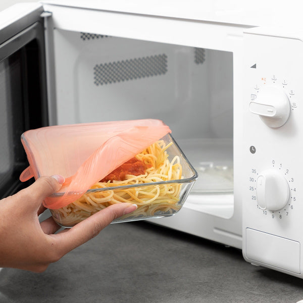 Ensemble de 10 couvercles de cuisine ajustables et réutilisables en silicone