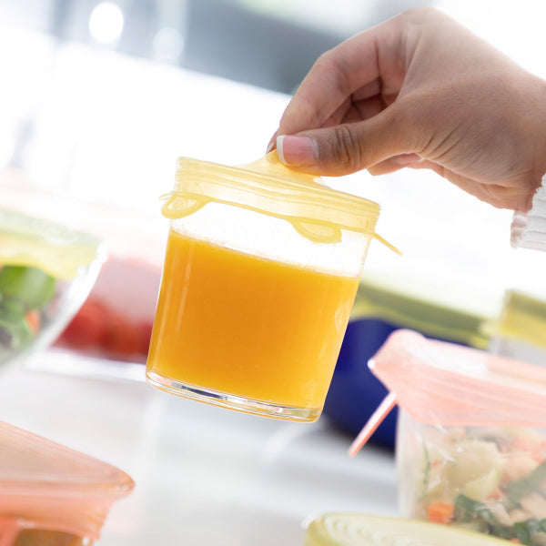 Ensemble de 10 couvercles de cuisine ajustables et réutilisables en silicone