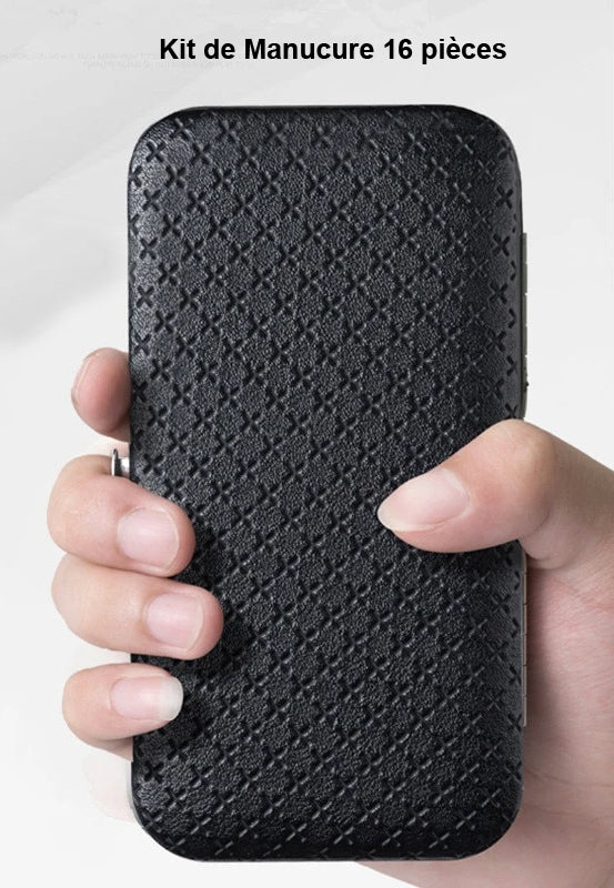 Ensemble de manucure professionnel 16 pièces en acier inoxydable avec livraison gratuite