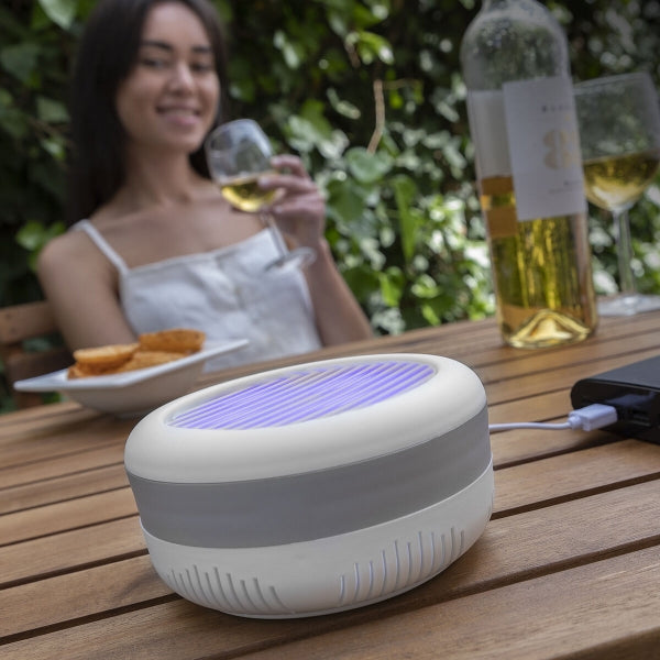 Lampe Anti-Moustiques Innovante à LED UV avec Support Mural