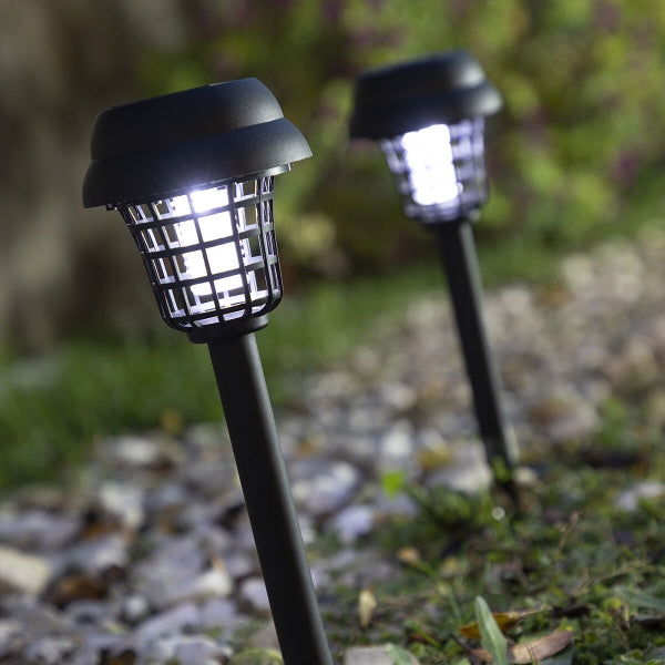 Lampe de Jardin Solaire Anti-Moustiques avec Lumière UV