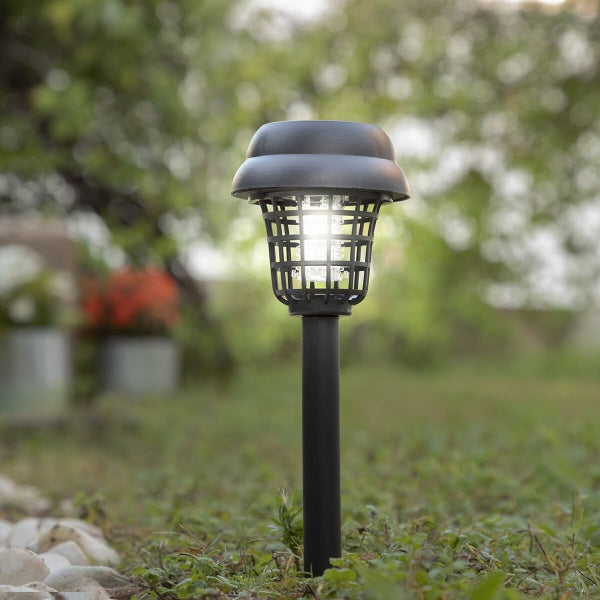 Lampe de Jardin Solaire Anti-Moustiques avec Lumière UV