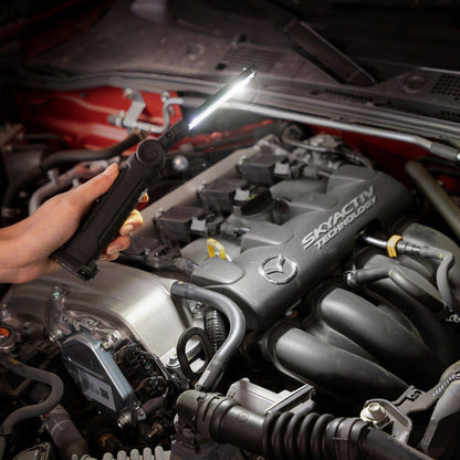 Lampe de Poche LED Rechargeable Magnétique avec 5 Socles Éclairants