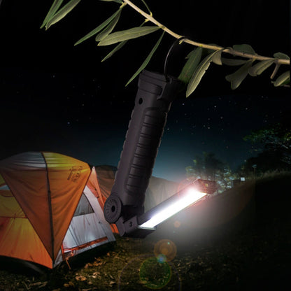 Lampe de Poche LED Rechargeable Magnétique avec 5 Socles Éclairants