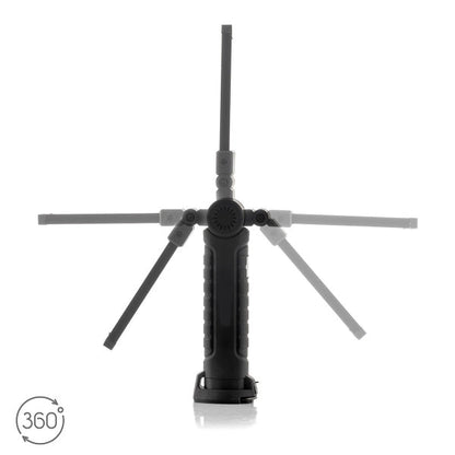 Lampe de Poche LED Rechargeable Magnétique avec 5 Socles Éclairants