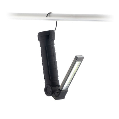 Lampe de Poche LED Rechargeable Magnétique avec 5 Socles Éclairants