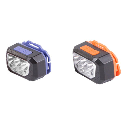 Lampe Frontale 5 LED - Portée 500 m, Idéale pour Aventures Nocturnes