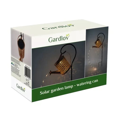 Lampe de jardin solaire en arrosoir avec éclairage LED - Ambiance magique garantie