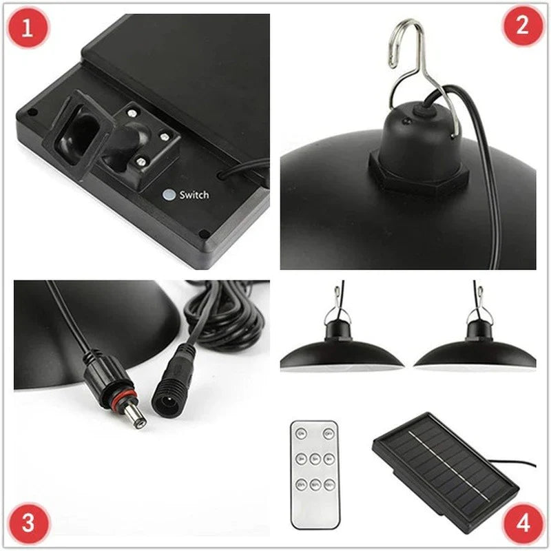 Luminaire Solaire Design pour Terrasse - Éclairez vos Soirées!