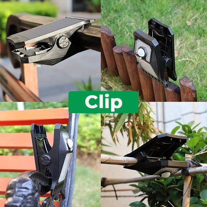 Lampe LED Solaire à Clipser avec Détecteur de Mouvement