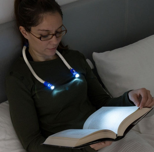 Lampe de Lecture LED Tour de Cou Pratique et Flexible
