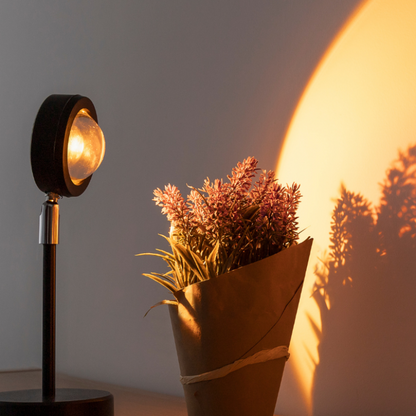 Lampe de coucher de soleil pour une ambiance magique et chaleureuse.