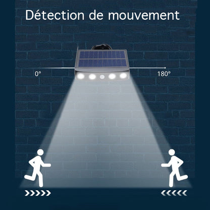 Lampe Solaire Rotative Puissante pour Extérieur
