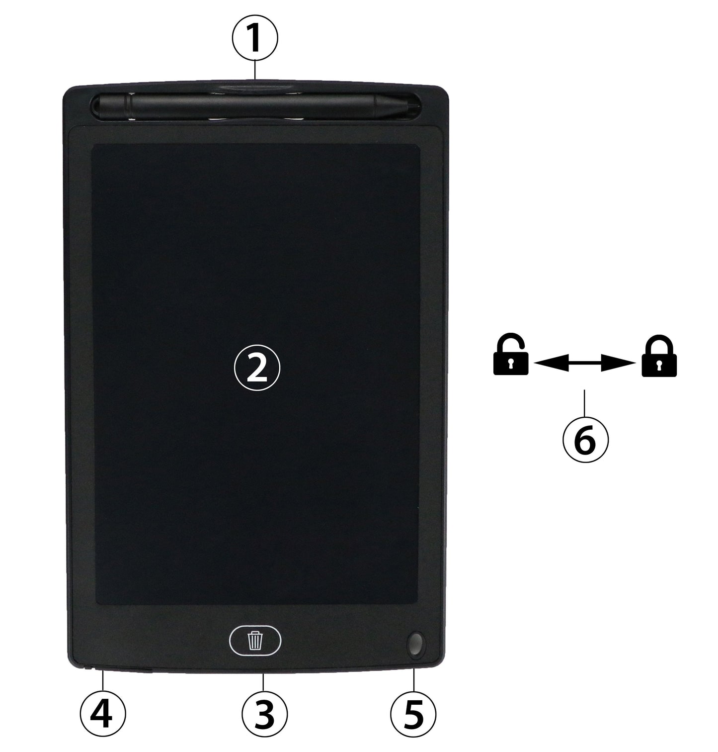 Tableau Magique Interactif - Écrivez et Effacez en un Clin d'Œil !