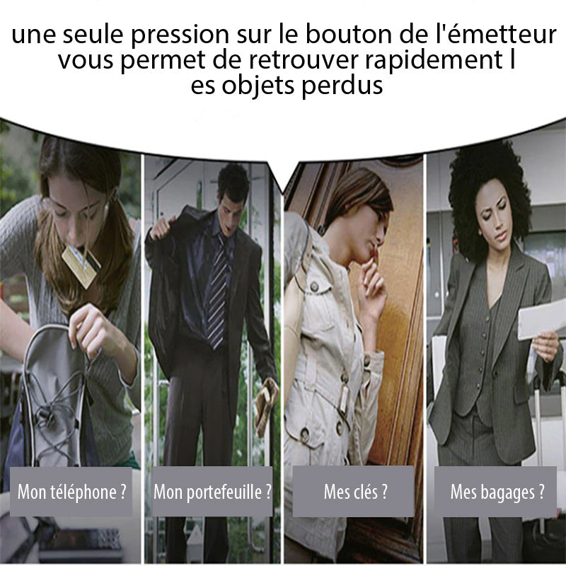 Localisateur de clés sans fil 3 en 1 pour ne plus jamais les perdre