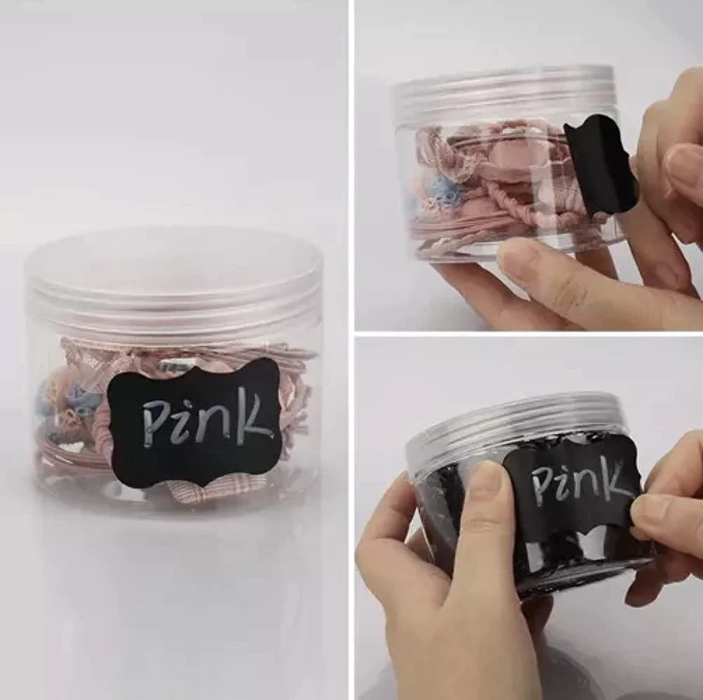 Lot de 24 étiquettes autocollantes lavables et réutilisables pour une organisation stylée