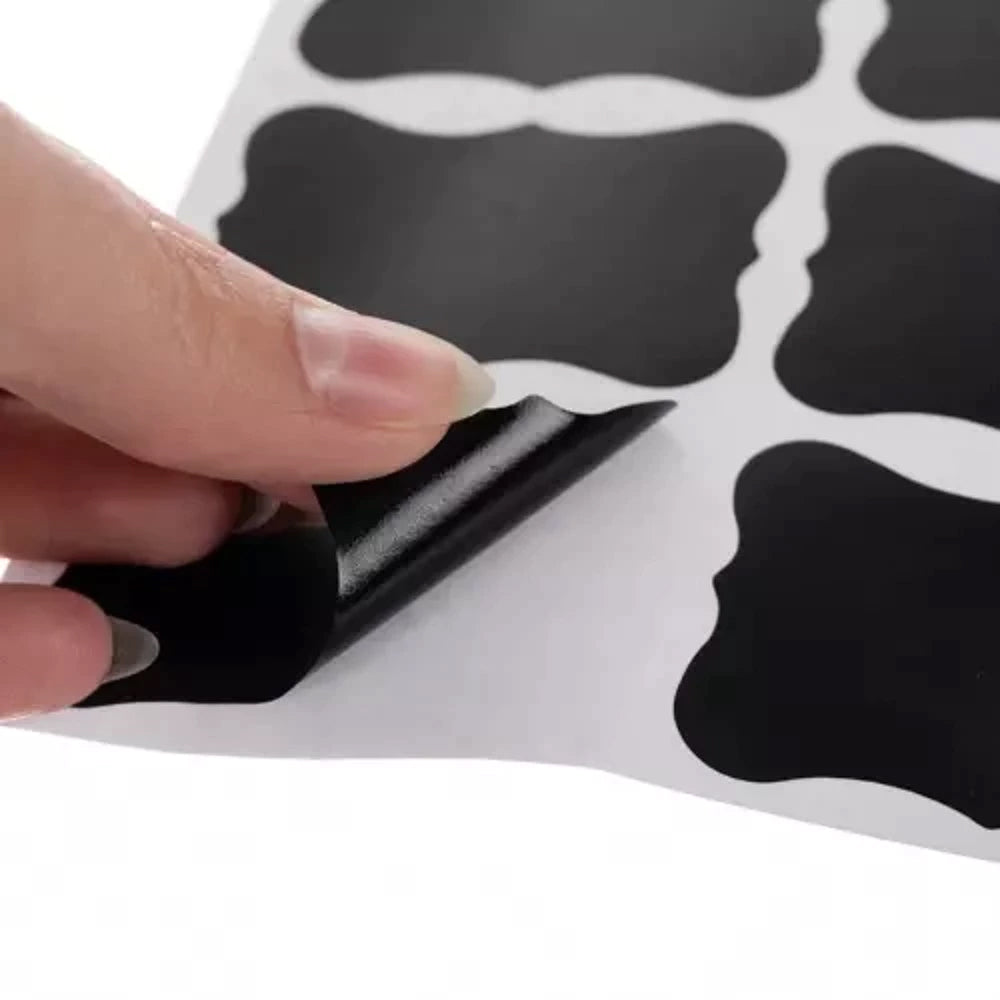 Lot de 24 étiquettes autocollantes lavables et réutilisables pour une organisation stylée