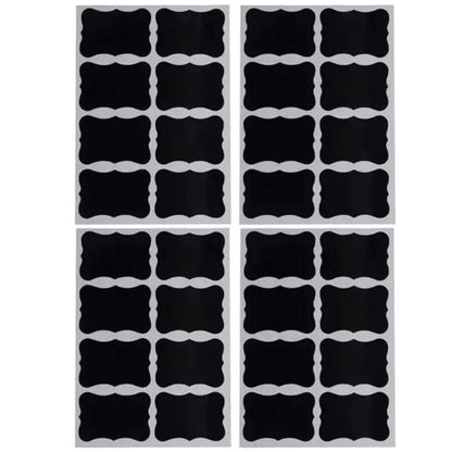 Lot de 24 étiquettes autocollantes lavables et réutilisables pour une organisation stylée