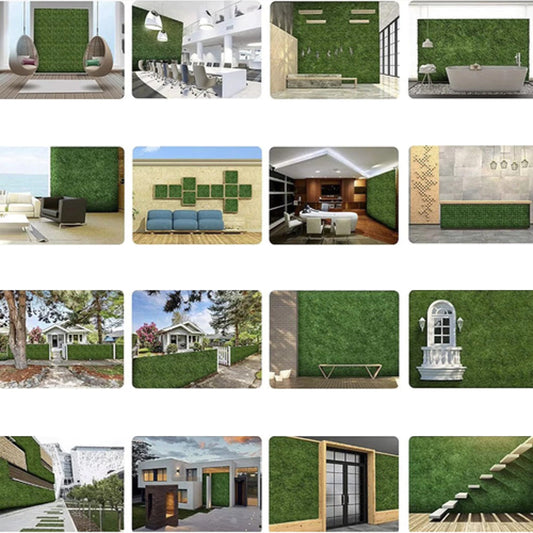 Lot de 4 Haies Artificielles 60 x 40 cm - Idéal pour Balcons et Jardins