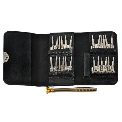 Kit de Tournevis de Précision avec 25 Embouts Magnétiques et Étui Compact