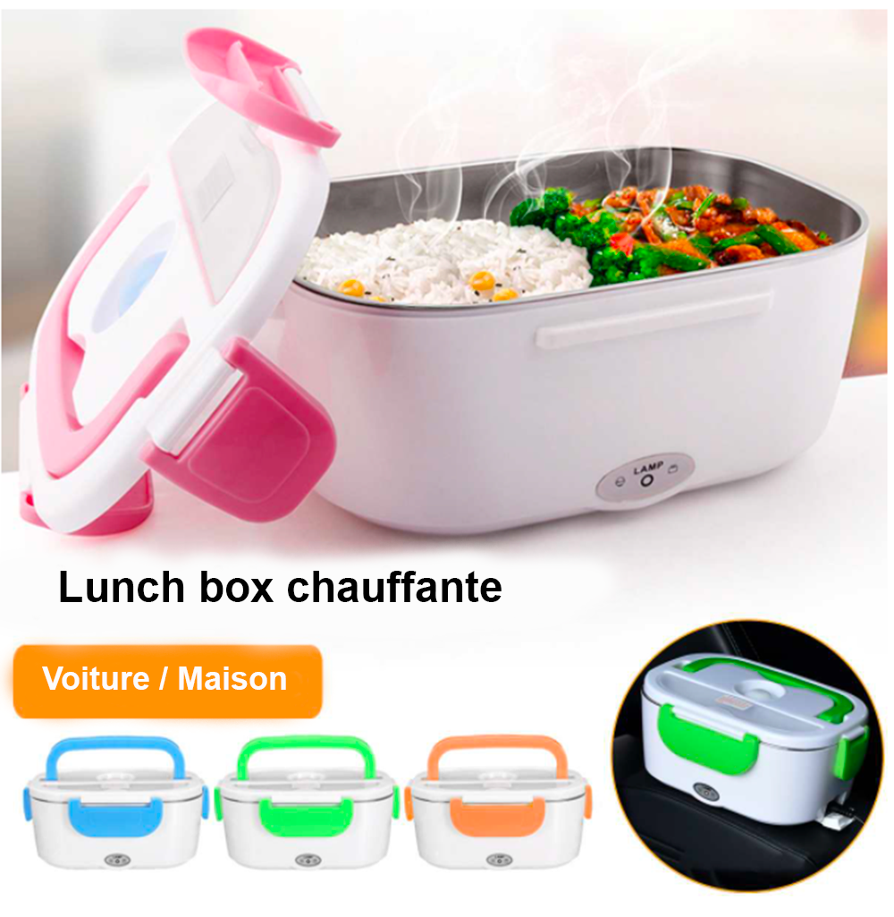 Lunch Box Chauffante - Réchauffez vos repas partout avec style !