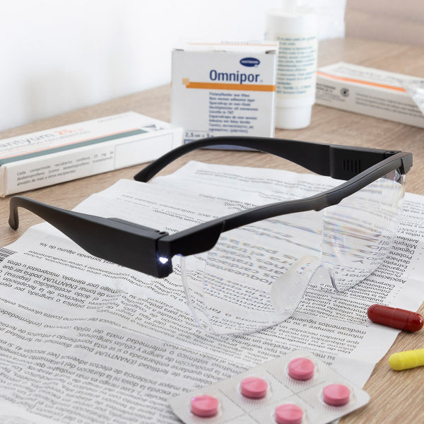 Lunettes loupe LED Glassoint - Vision claire et multiusage