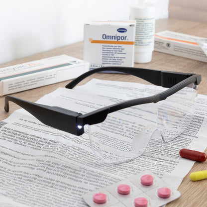 Lunettes loupe LED Glassoint - Vision claire et multiusage