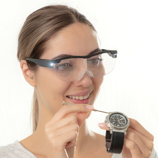 Lunettes loupe LED Glassoint - Vision claire et multiusage