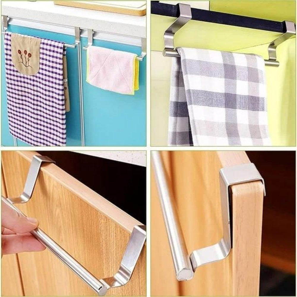 Porte-Torchons Extensible en Acier Chromé - Pratique et Élégant