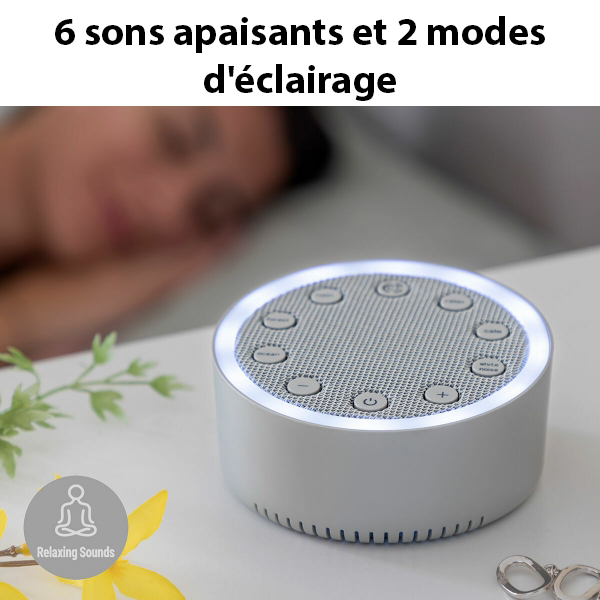 Machine de Relaxation Portable avec Mélodies Apaisantes