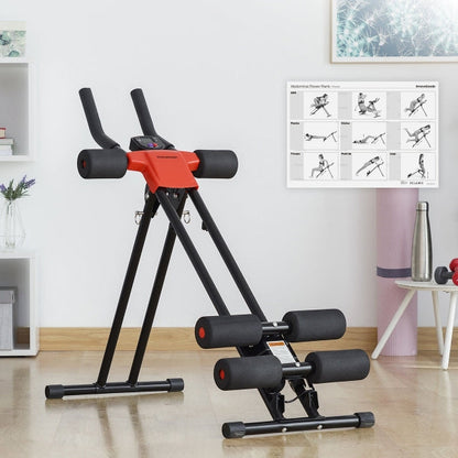 Machine Pliante Abdominaux avec 10 Exercices Inclus