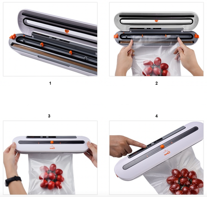 Appareil à Emballer Sous Vide avec 10 Sacs pour une Fraîcheur Prolongée