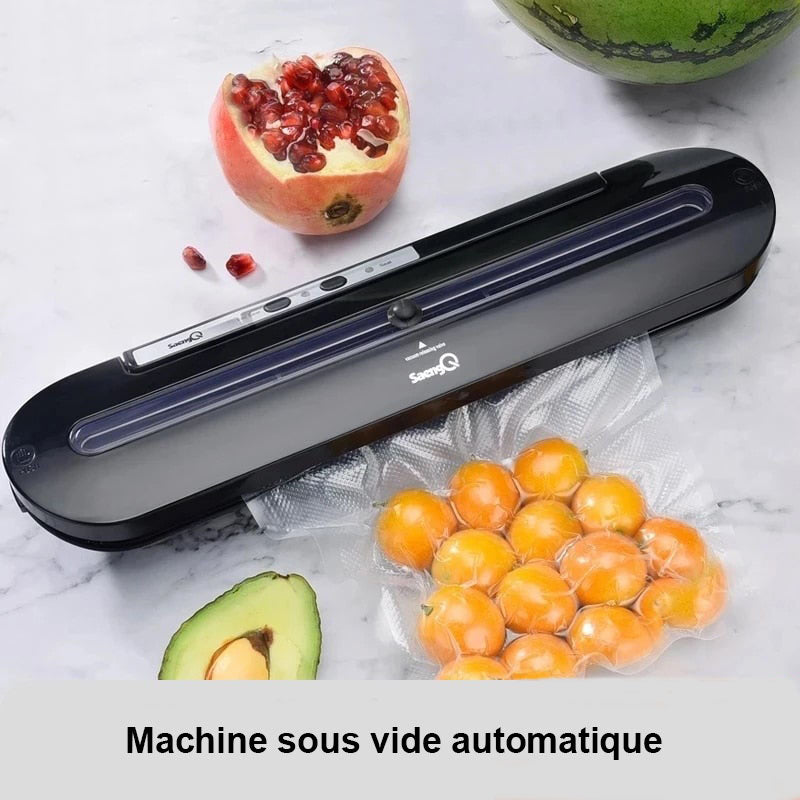 Appareil à Emballer Sous Vide avec 10 Sacs pour une Fraîcheur Prolongée