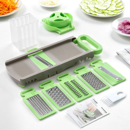 Mandoline multifonction pliante 6 en 1 pour une cuisine rapide et facile