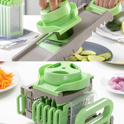 Mandoline multifonction pliante 6 en 1 pour une cuisine rapide et facile
