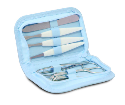 Set de Manucure 7 Pièces avec 10 Masques en Tissu Lavables