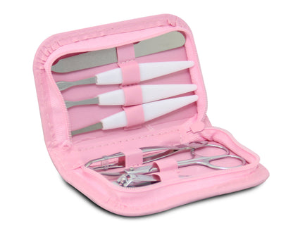 Set de Manucure 7 Pièces avec 10 Masques en Tissu Lavables