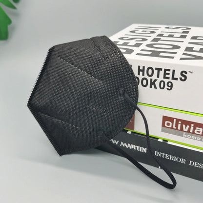 Masques FFP2 Jetables - Pack de 100 avec 98% de Protection contre les Bactéries