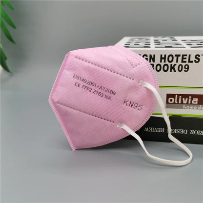 Masques FFP2 Jetables - Pack de 100 avec 98% de Protection contre les Bactéries