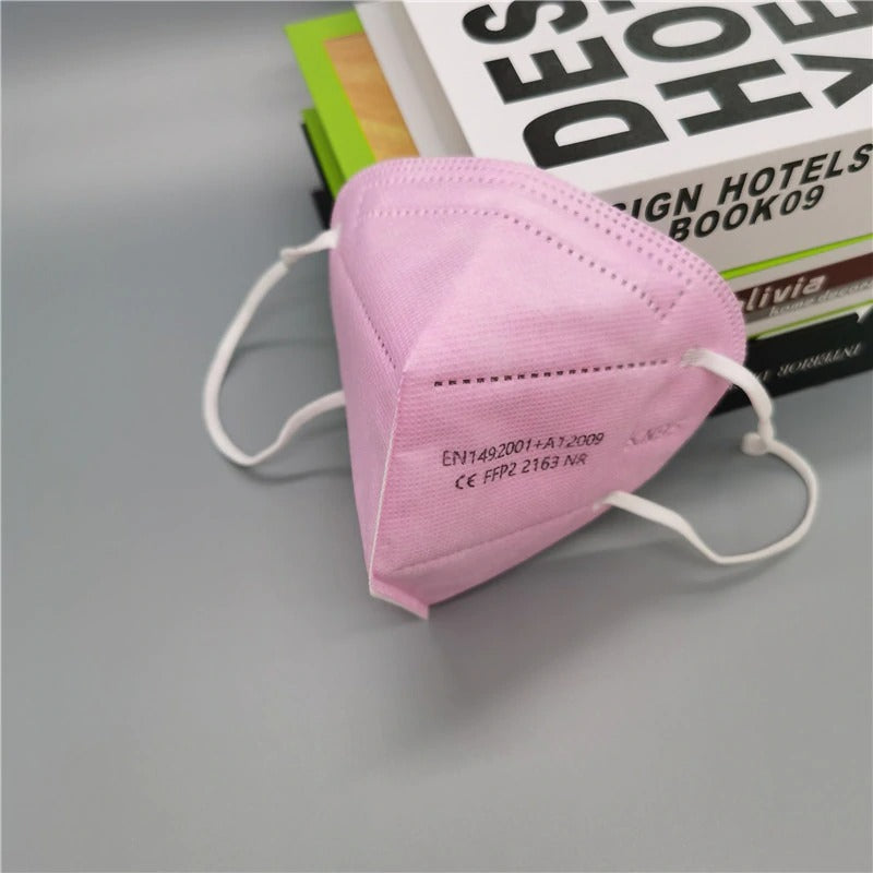 Masques FFP2 Jetables - Pack de 100 avec 98% de Protection contre les Bactéries