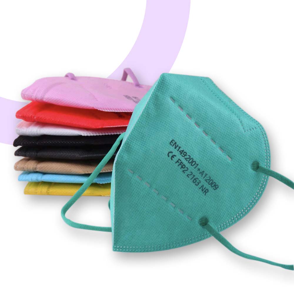 Masques FFP2 Jetables - Pack de 100 avec 98% de Protection contre les Bactéries