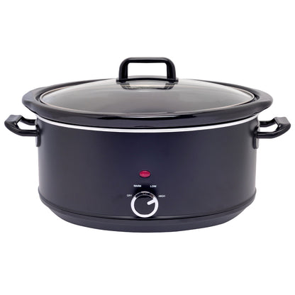 Mijoteuse en céramique 6,5L avec couvercle en verre trempé