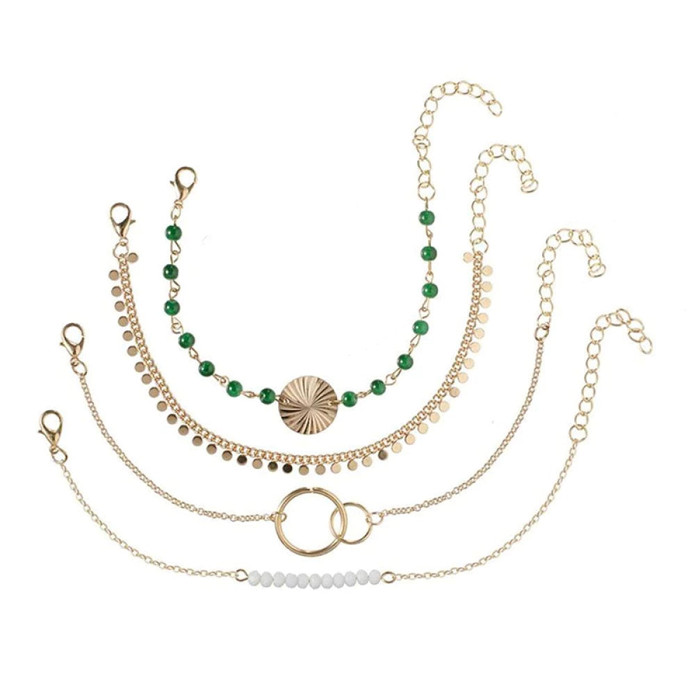 Ensemble de 4 Bracelets Bohème Chic MILEY