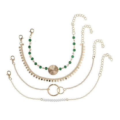 Ensemble de 4 Bracelets Bohème Chic MILEY