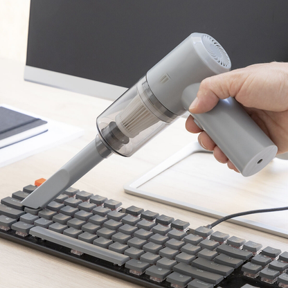 Mini aspirateur à main sans fil rechargeable avec LED